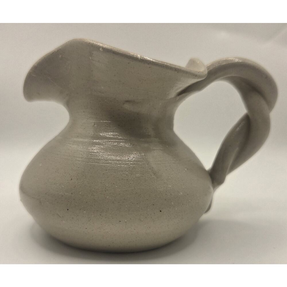 Williamsburg Pottery Salt Glazed Stoneware Mini Pitcher Vase - Hand Painted Coba - Picture 3 of 6